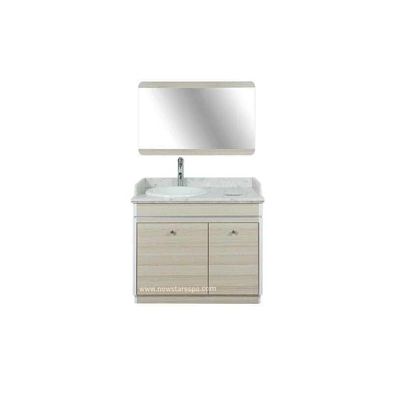 I Single Sink w/Faucet 35" (No Mirror) (517) - New Star Salon Furniture