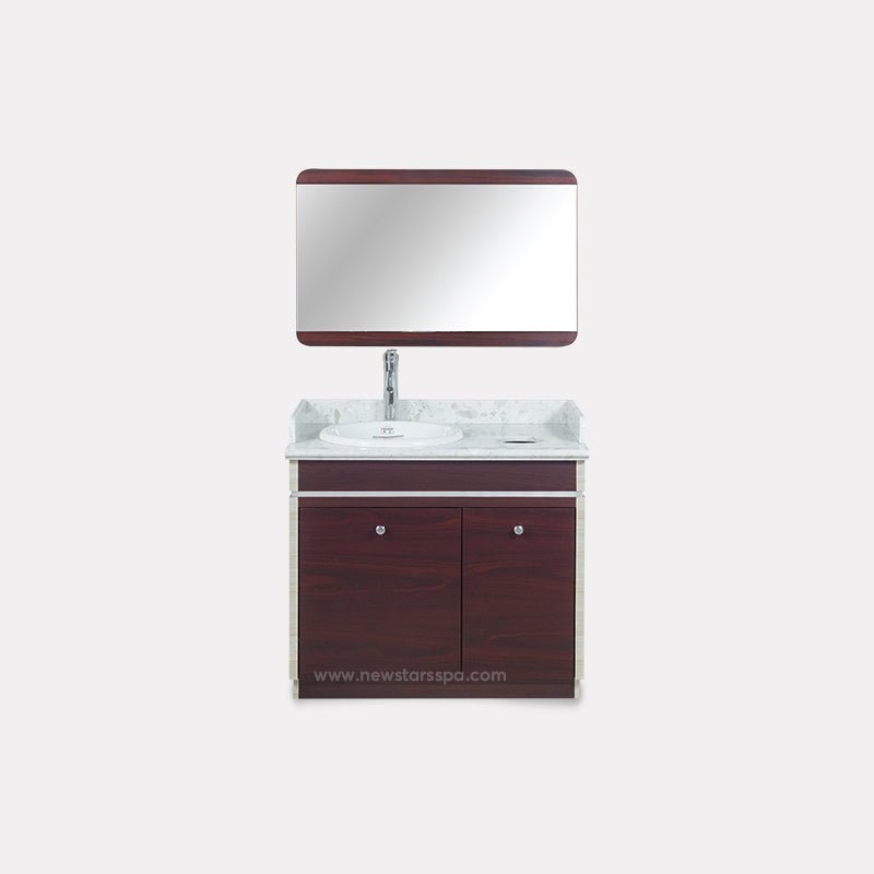 I Single Sink w/Faucet 35" (No Mirror) (90) - New Star Salon Furniture