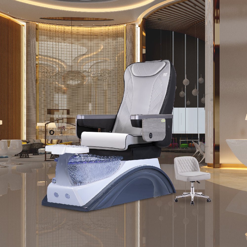 IQ A3 - V2 - Off White/Gray Tub - New Star Salon Furniture