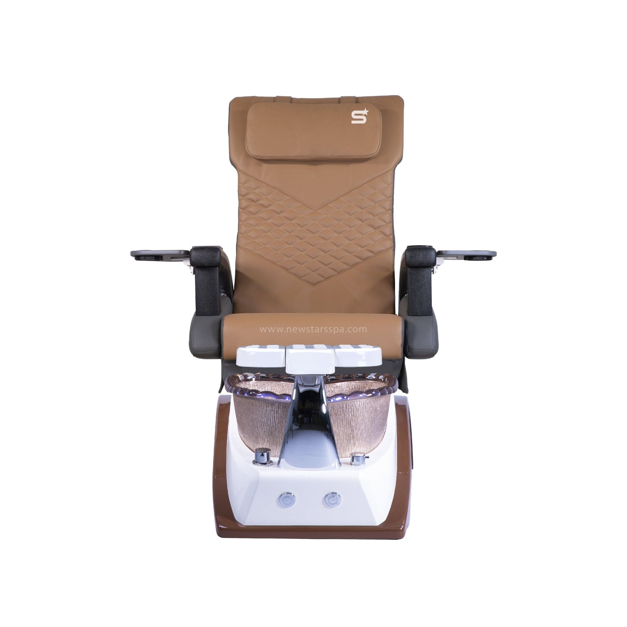 IQ A3 - V2 - Off White/Light Teak Tub - New Star Salon Furniture