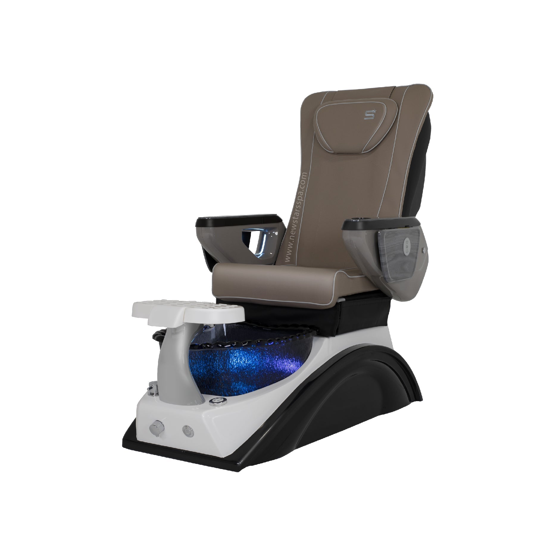 IQ - A3 White/Black Tub - New Star Salon Furniture