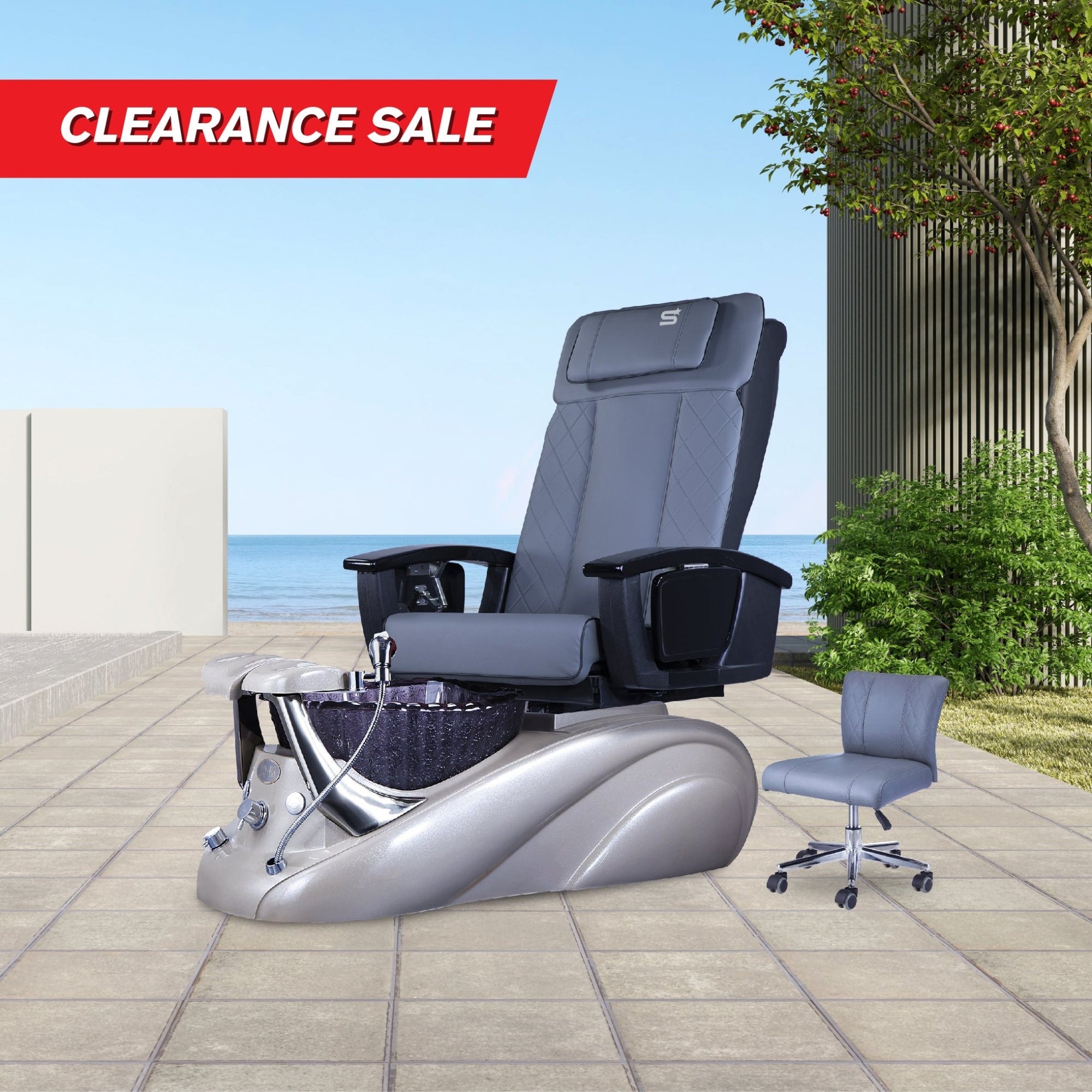 IQ - B8 - Silver Tub - New Star Salon Furniture