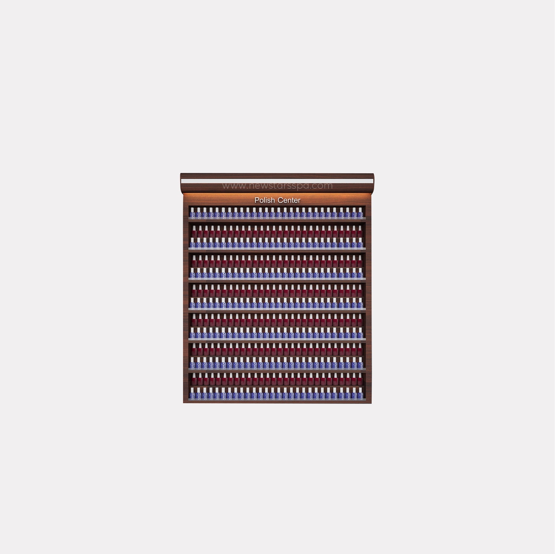 K Polish Rack w/LED - New Star Salon Furniture