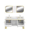 Luna Doule Sink w/Faucets (No Mirror) - New Star Salon Furniture