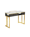 Luna Nail Table - Cabinet Not Include w/Pipe - New Star Salon Furniture