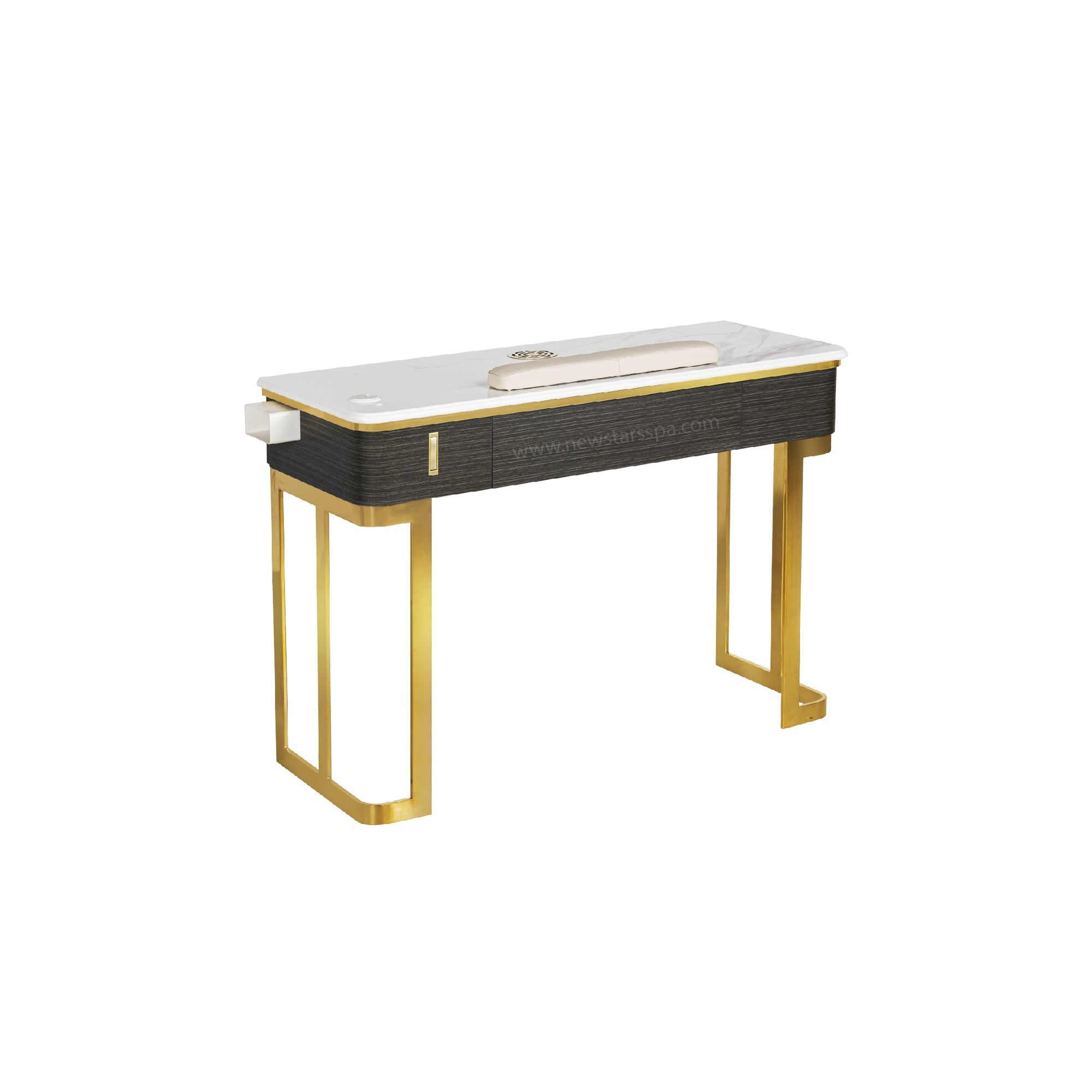 Luna Nail Table - Cabinet Not Include w/Pipe - New Star Salon Furniture