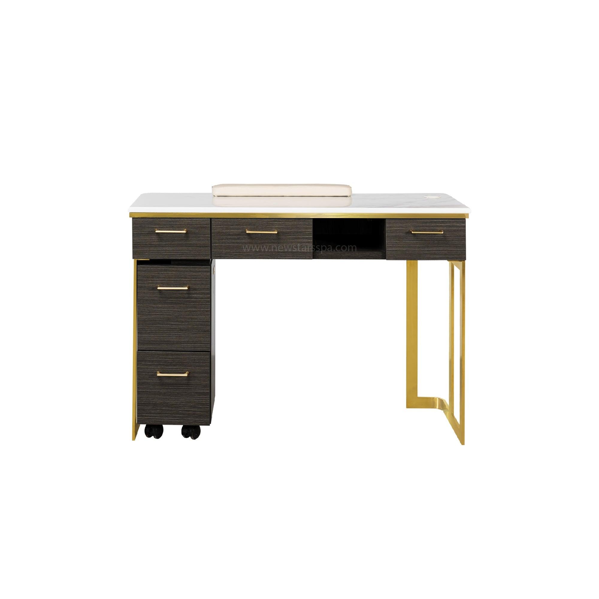 Luna Nail Table - Include 1 Cabinet - New Star Salon Furniture