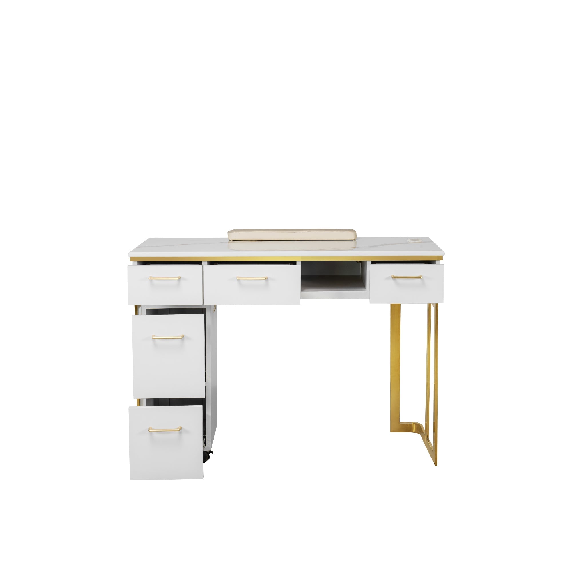 Luna Nail Table - Include 1 Cabinet - New Star Salon Furniture