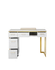 Luna Nail Table - Include 1 Cabinet - New Star Salon Furniture