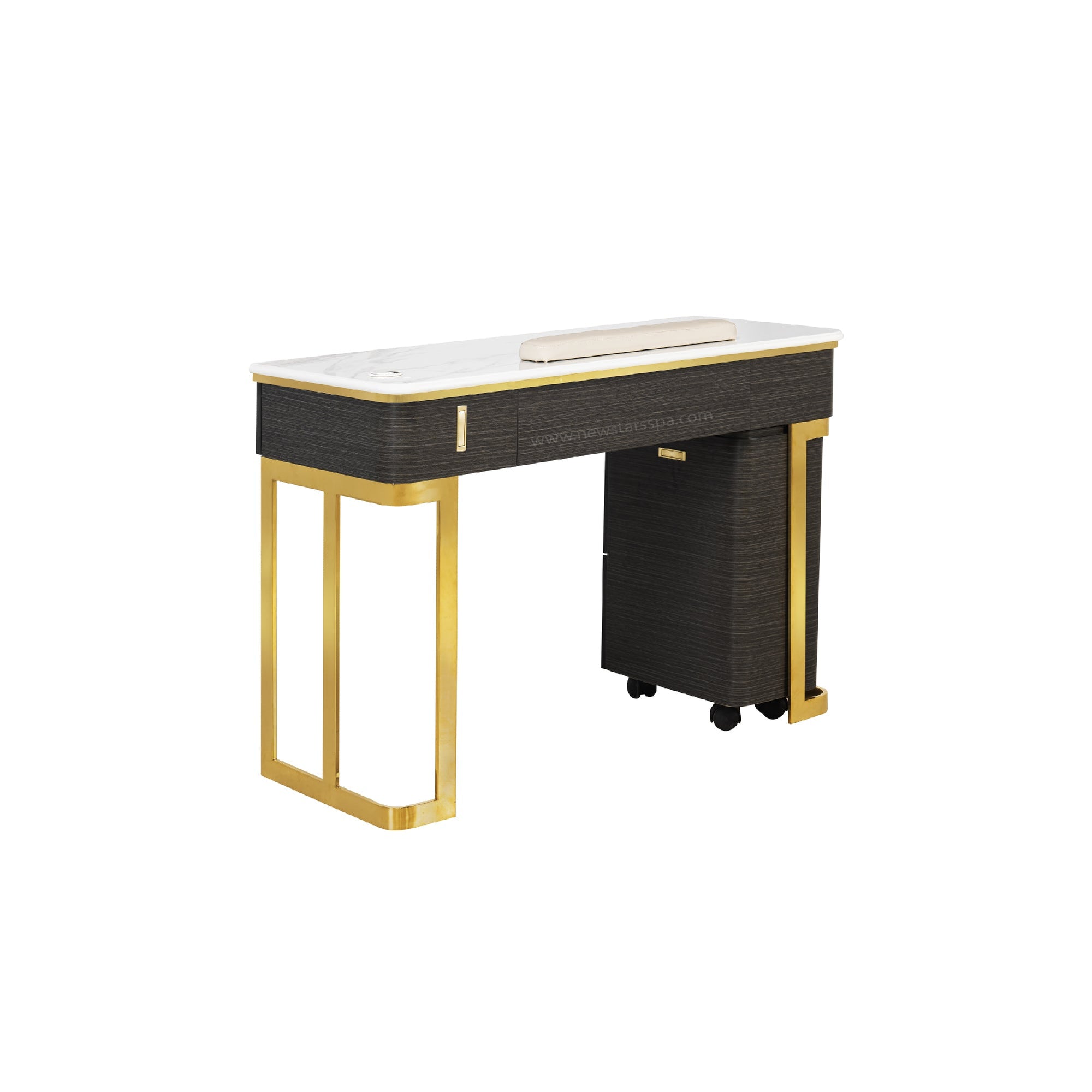 Luna Nail Table - Include 1 Cabinet - New Star Salon Furniture