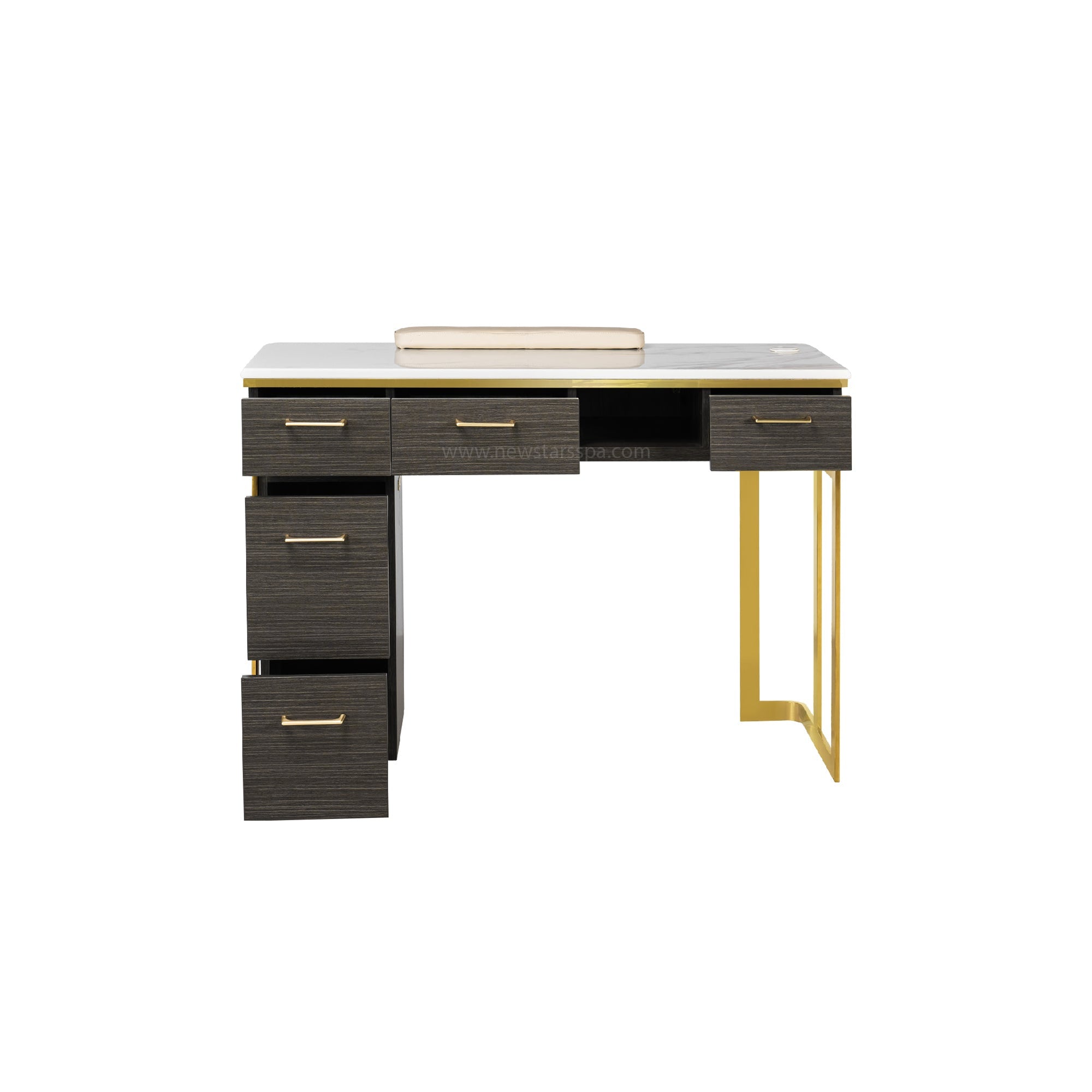 Luna Nail Table - Include 1 Cabinet - New Star Salon Furniture