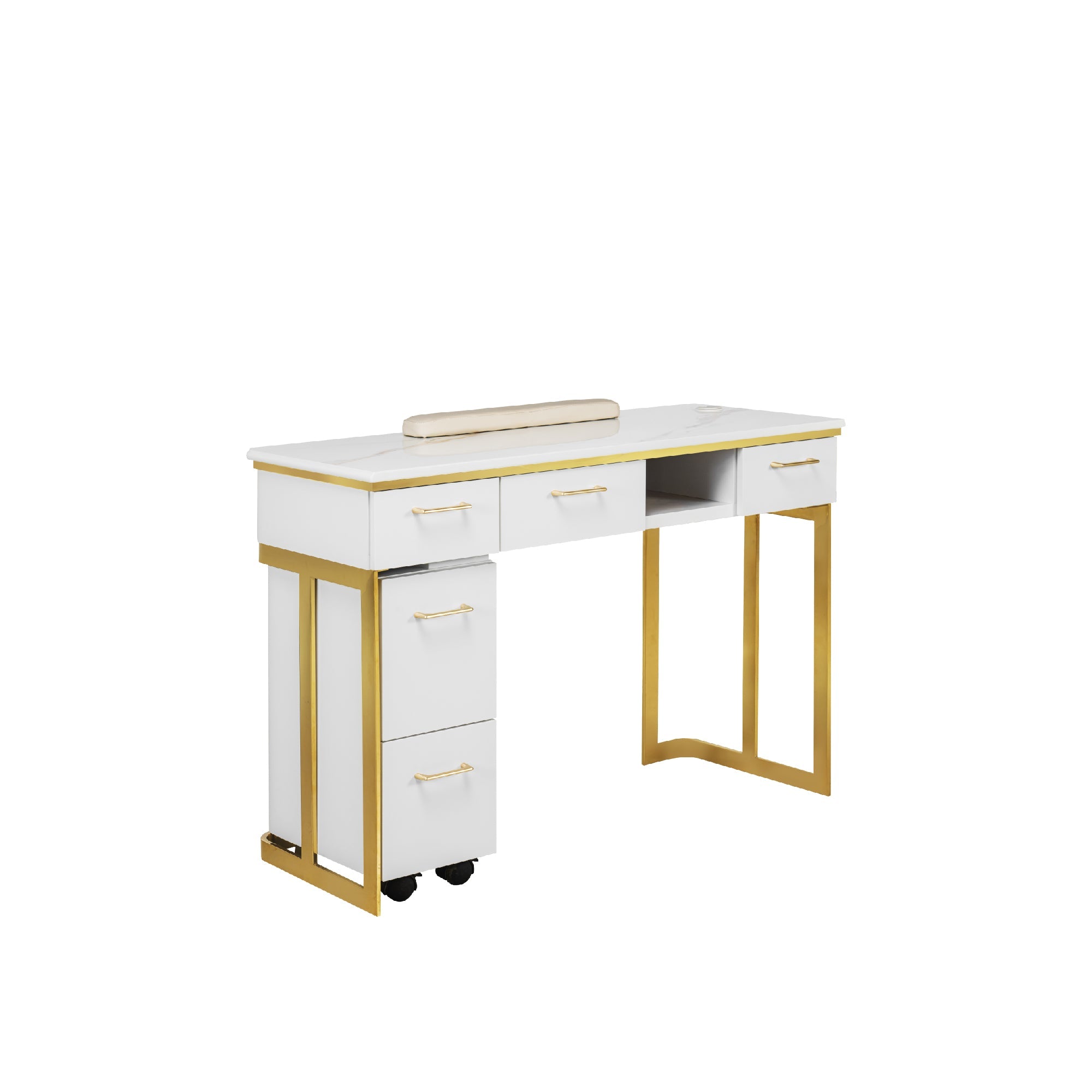 Luna Nail Table - Include 1 Cabinet - New Star Salon Furniture