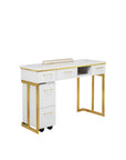 Luna Nail Table - Include 1 Cabinet - New Star Salon Furniture
