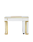 Luna Nail Table - Include 1 Cabinet - New Star Salon Furniture