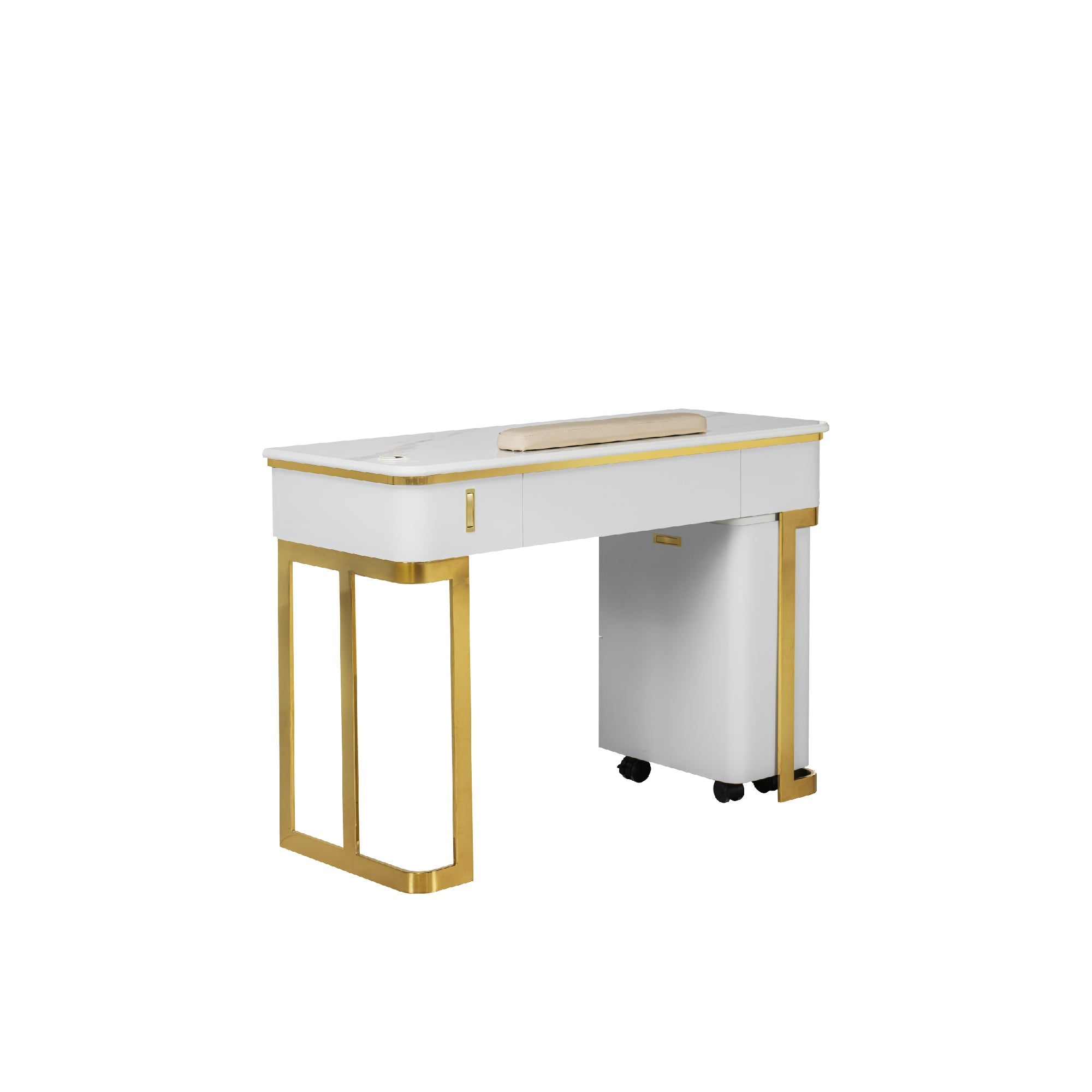 Luna Nail Table - Include 1 Cabinet - New Star Salon Furniture