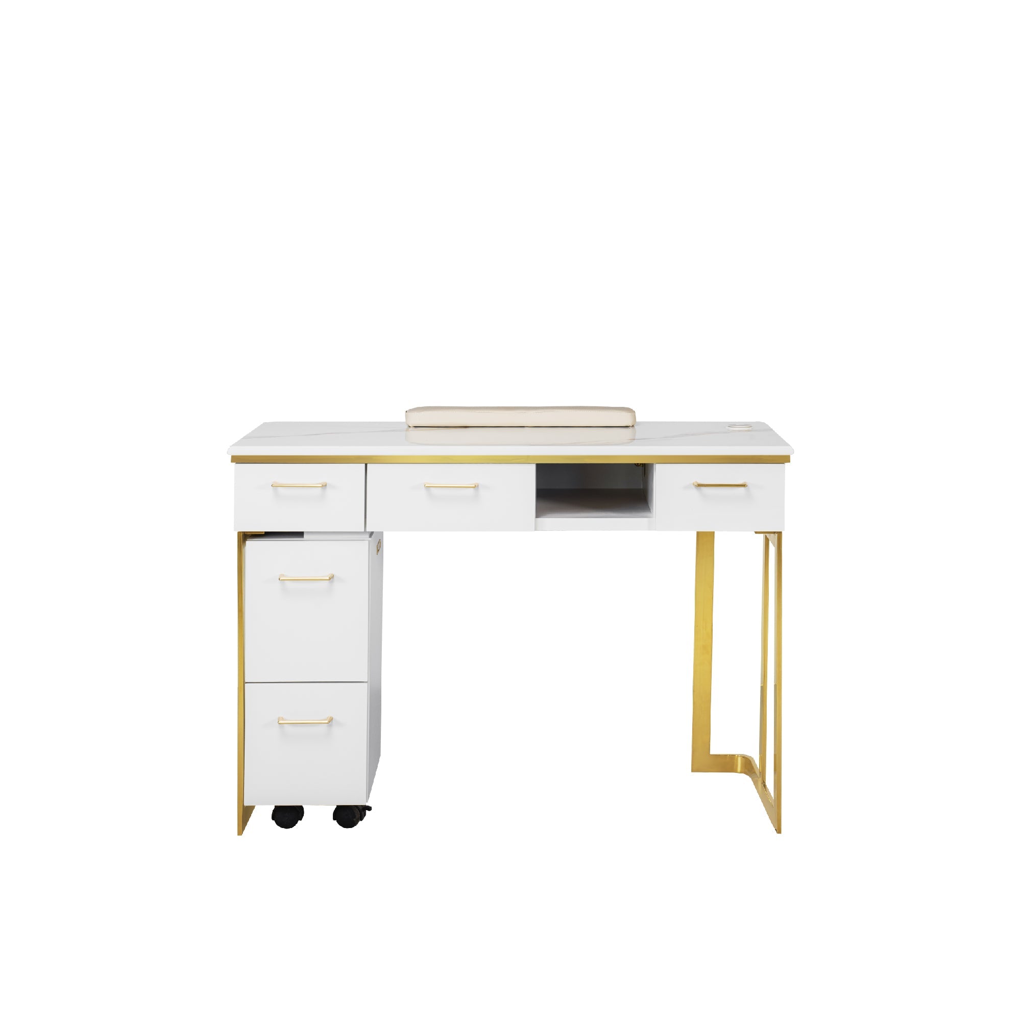 Luna Nail Table - Include 1 Cabinet - New Star Salon Furniture