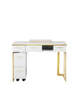 Luna Nail Table - Include 1 Cabinet - New Star Salon Furniture
