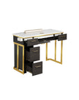 Luna Nail Table - Include 1 Cabinet w/Pipe - New Star Salon Furniture