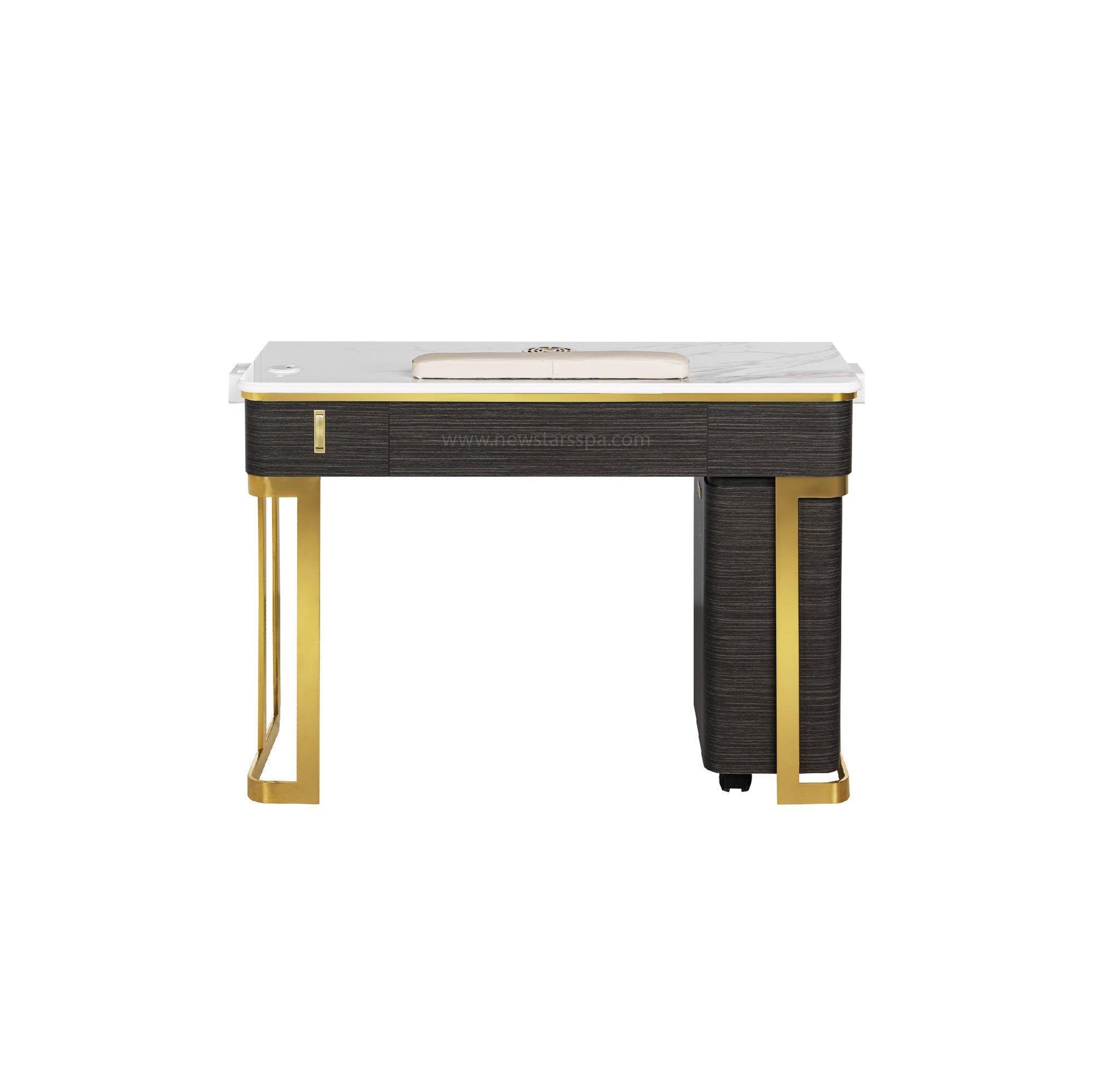 Luna Nail Table - Include 1 Cabinet w/Pipe - New Star Salon Furniture