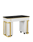 Luna Nail Table - Include 2 Cabinet - New Star Salon Furniture