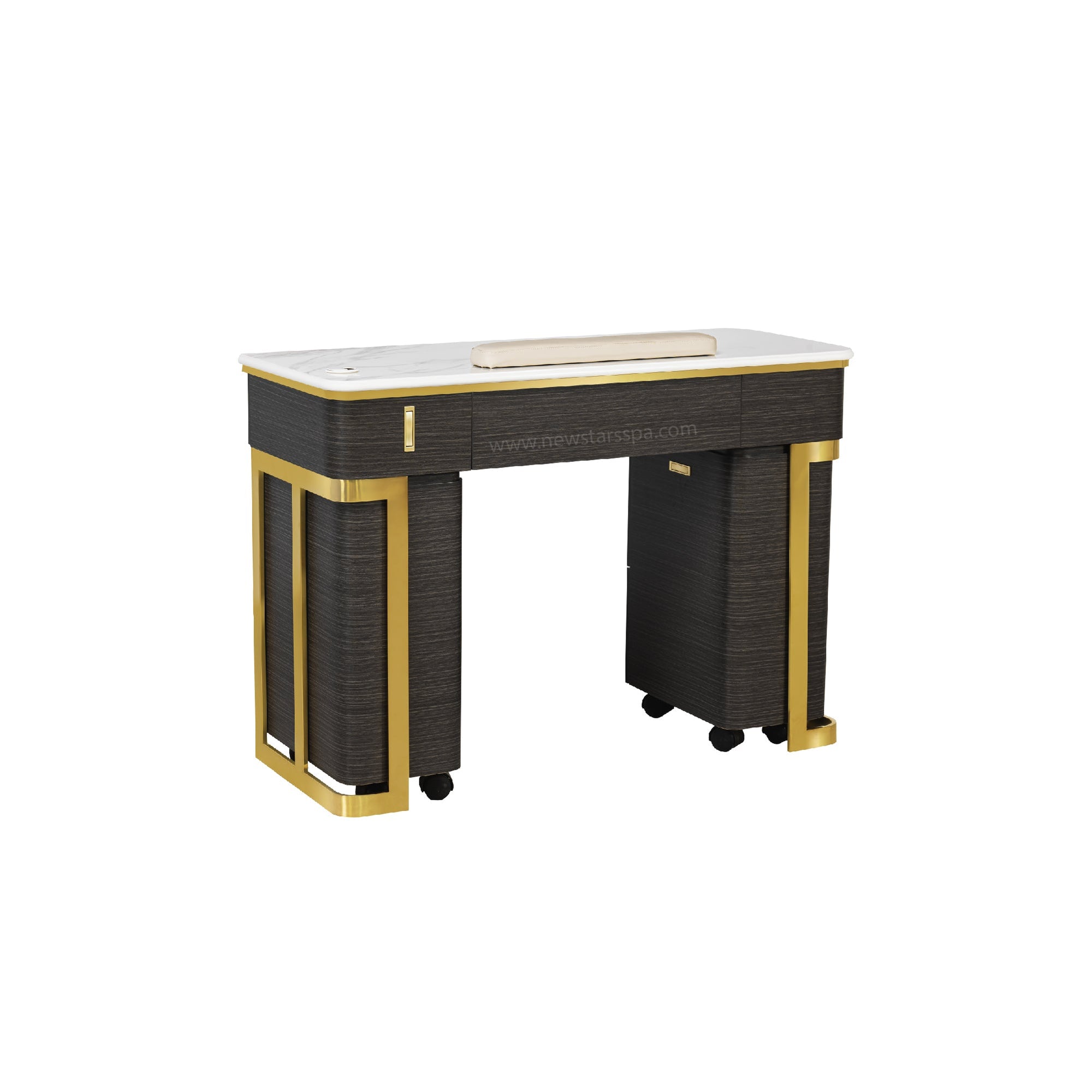 Luna Nail Table - Include 2 Cabinet - New Star Salon Furniture