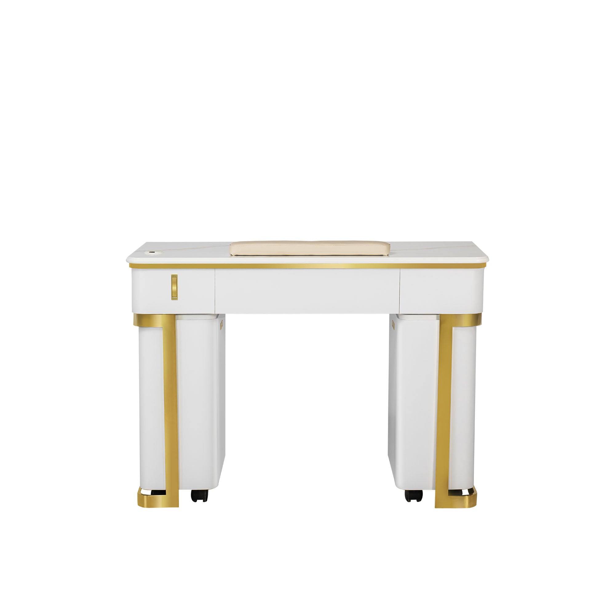 Luna Nail Table - Include 2 Cabinet - New Star Salon Furniture