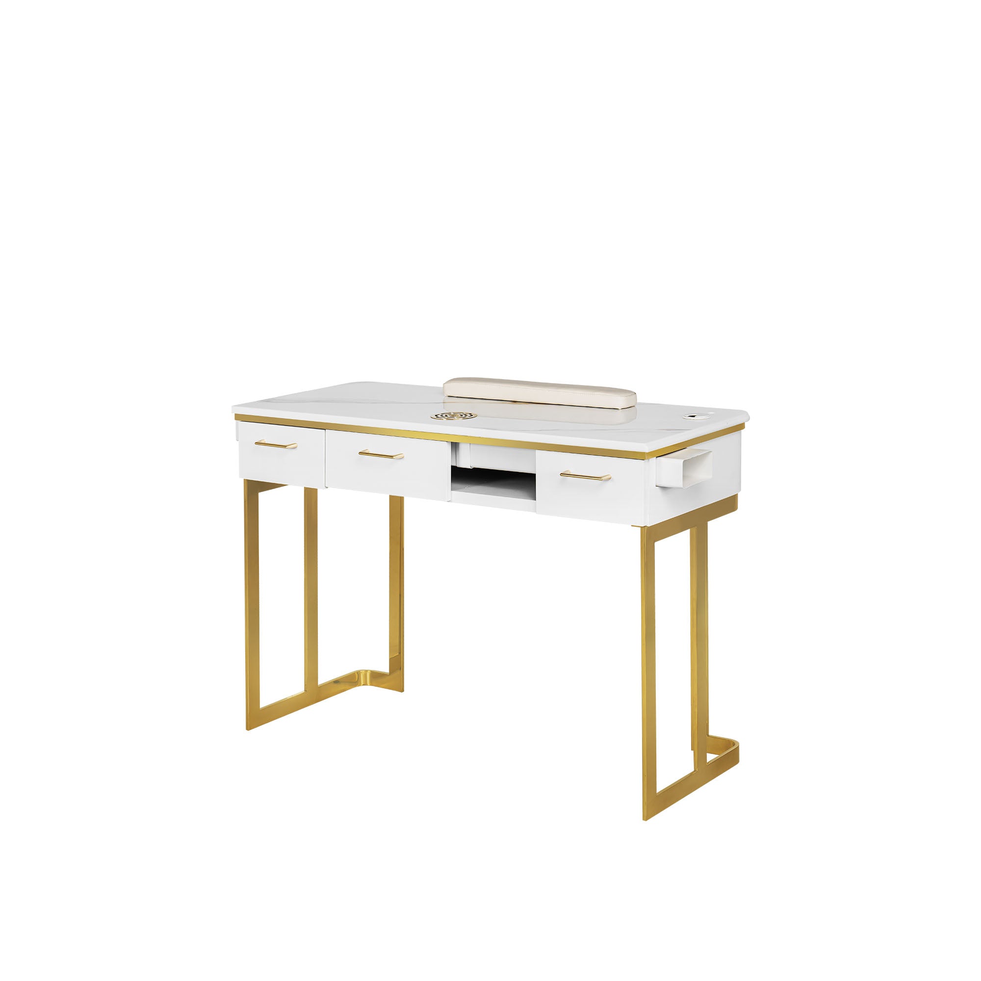 Luna Nail Table - w. Pipe - Cabinet not include - New Star Salon Furniture