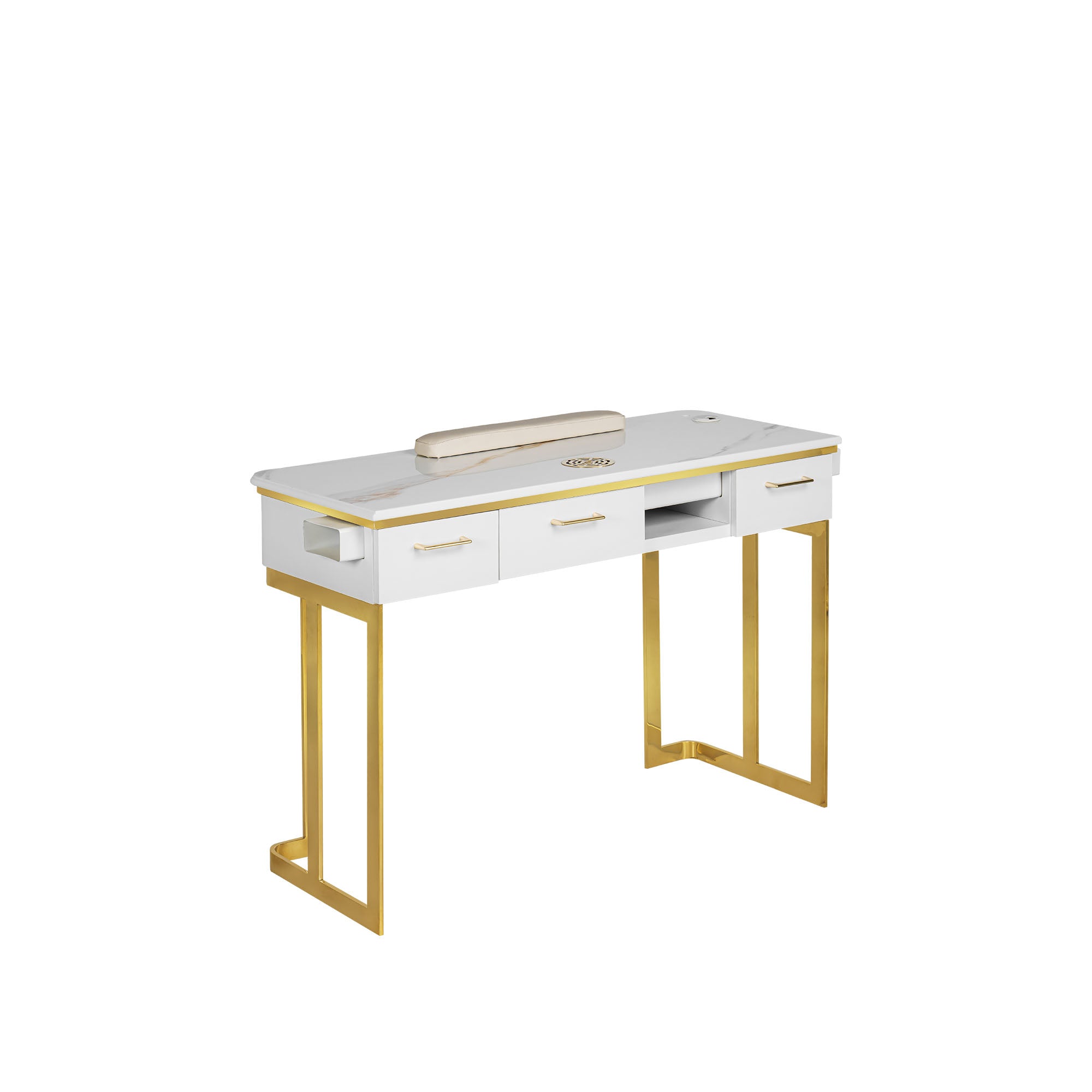 Luna Nail Table - w. Pipe - Cabinet not include - New Star Salon Furniture