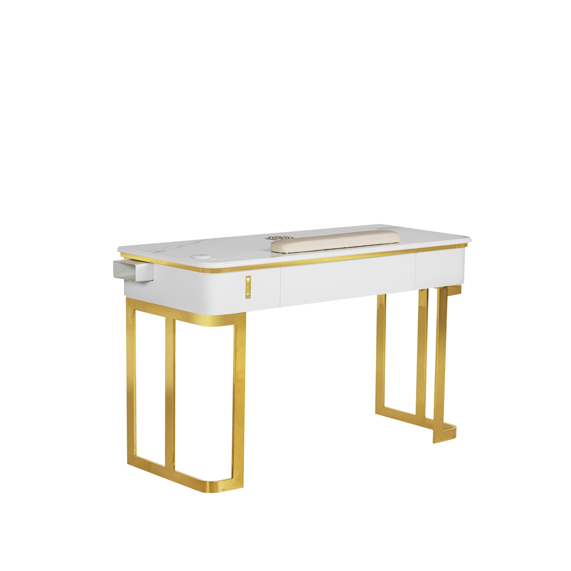 Luna Nail Table - w. Pipe - Cabinet not include - New Star Salon Furniture