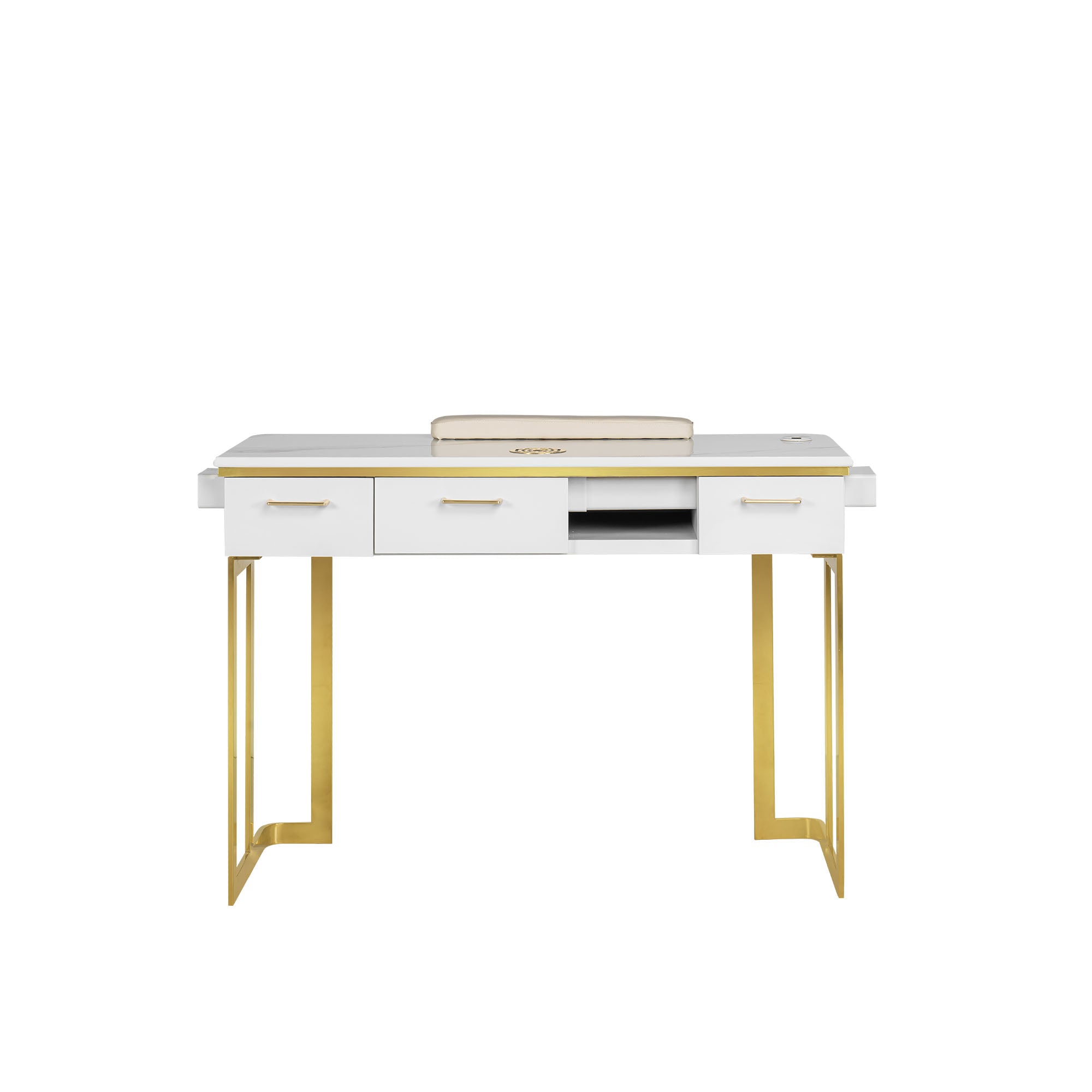 Luna Nail Table - w. Pipe - Cabinet not include - New Star Salon Furniture