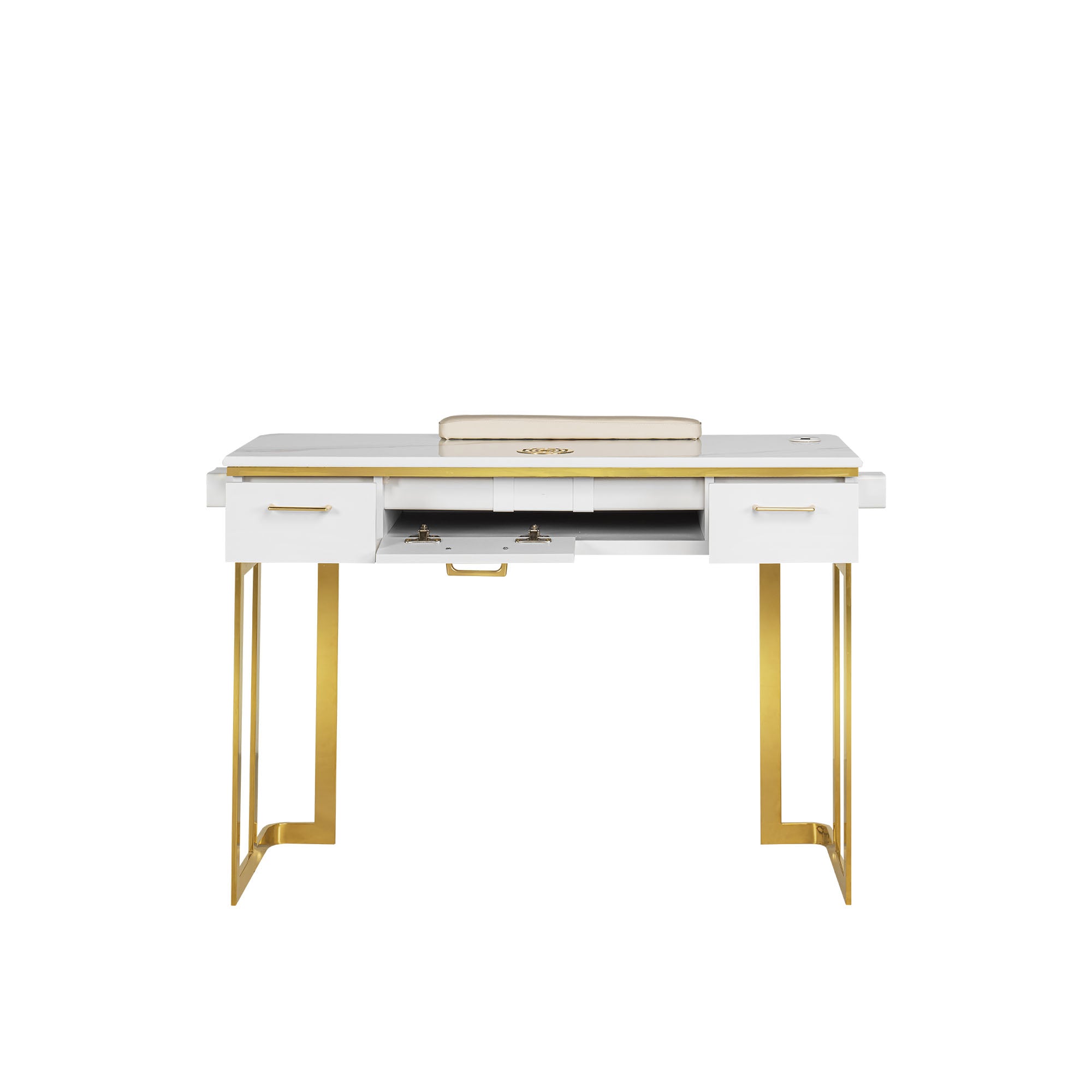 Luna Nail Table - w. Pipe - Cabinet not include - New Star Salon Furniture