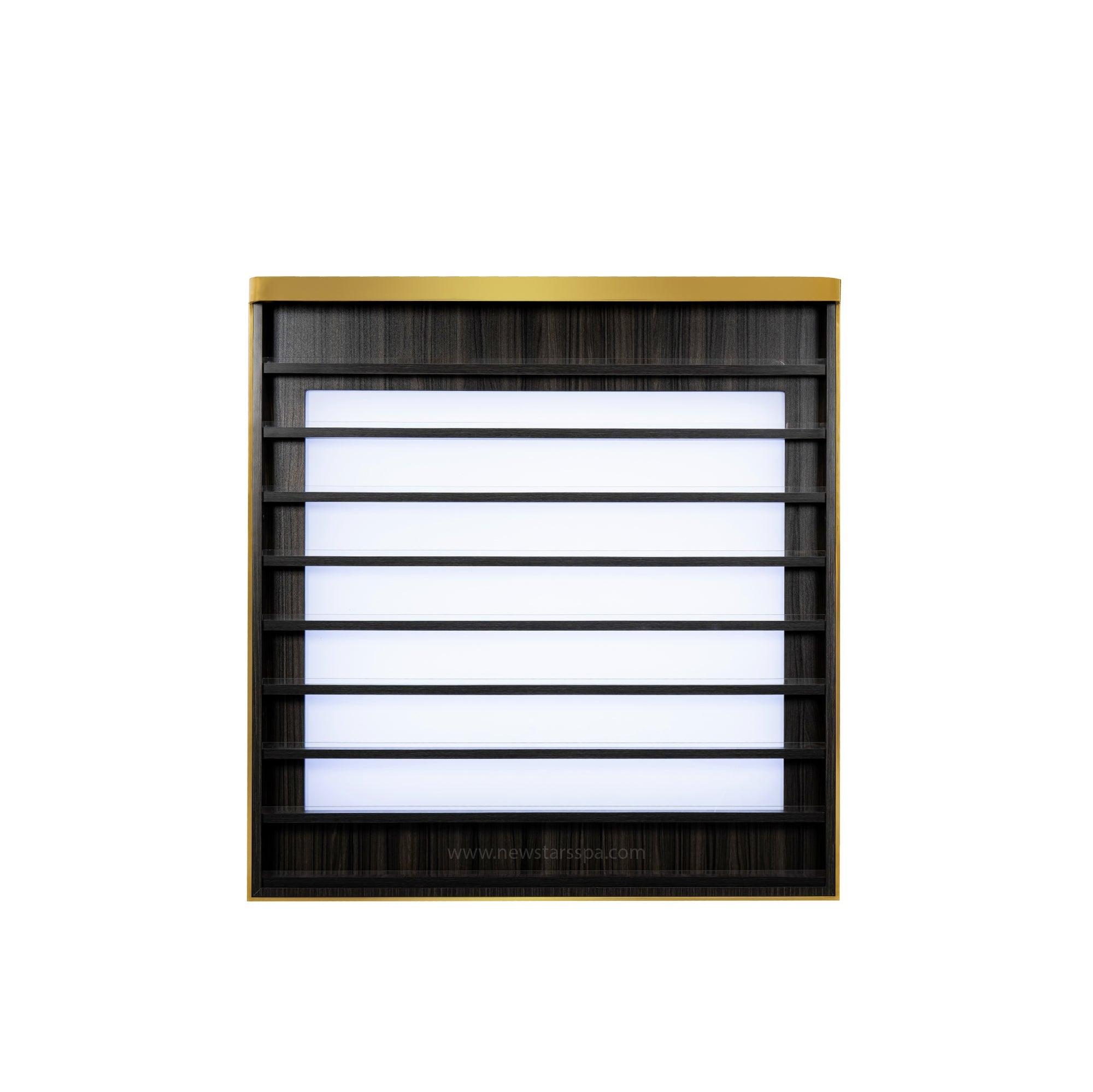 Luna Polish Rack w/LED Light - New Star Salon Furniture