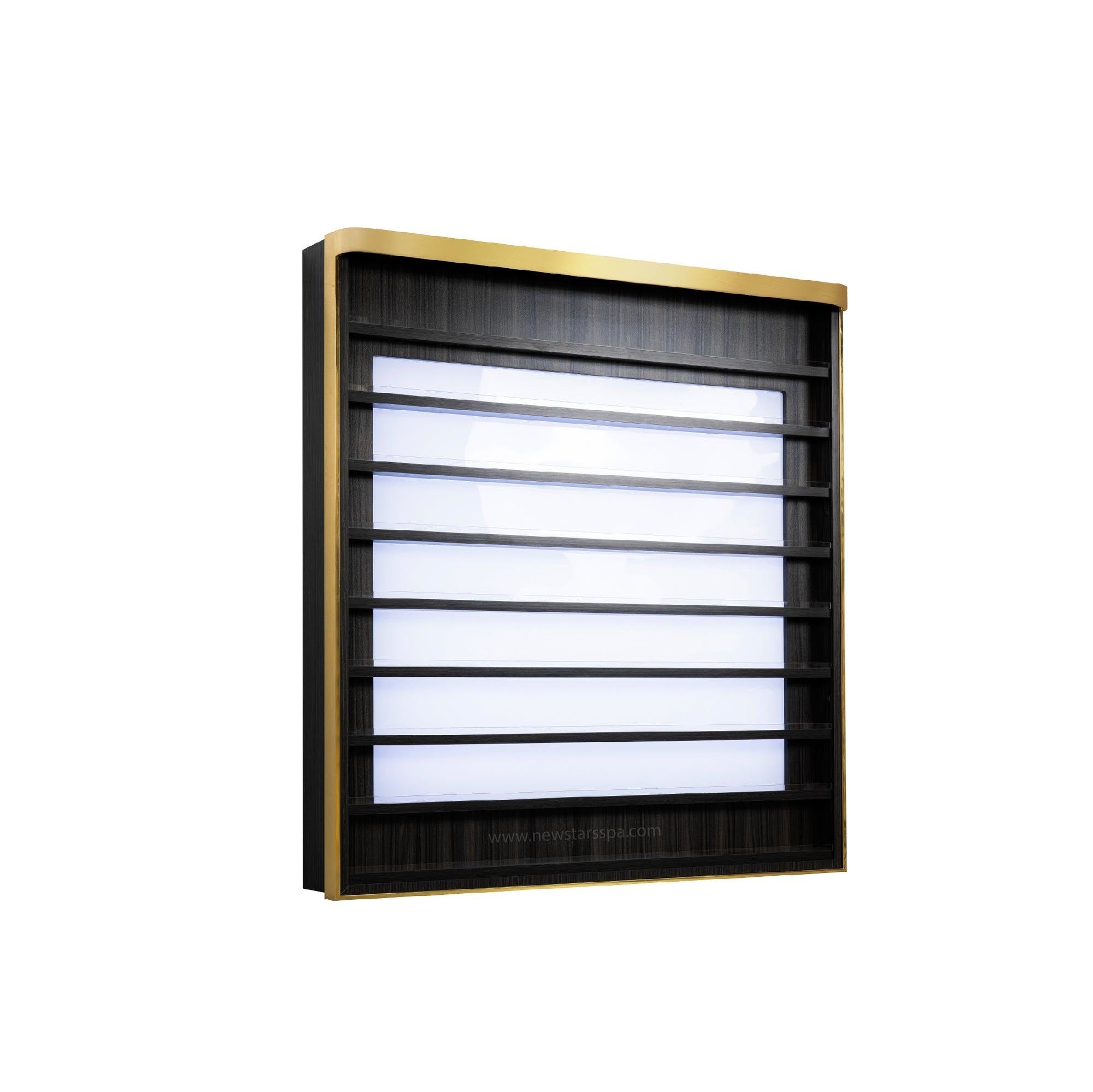 Luna Polish Rack w/LED Light - New Star Salon Furniture