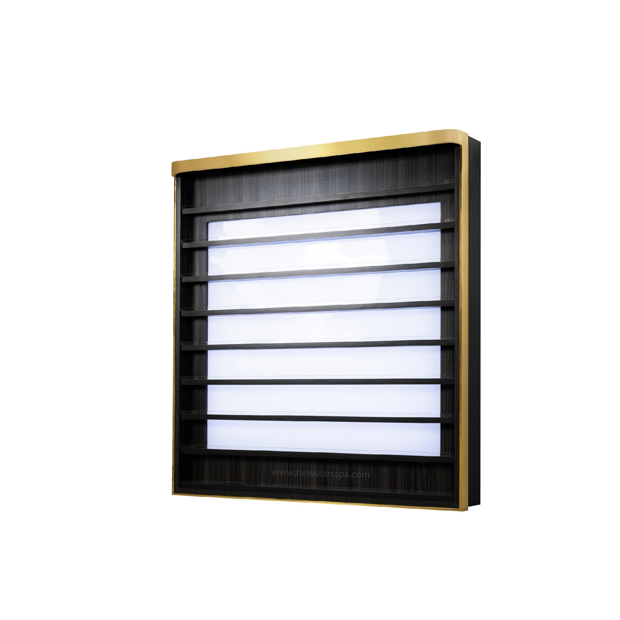 Luna Polish Rack w/LED Light - New Star Salon Furniture