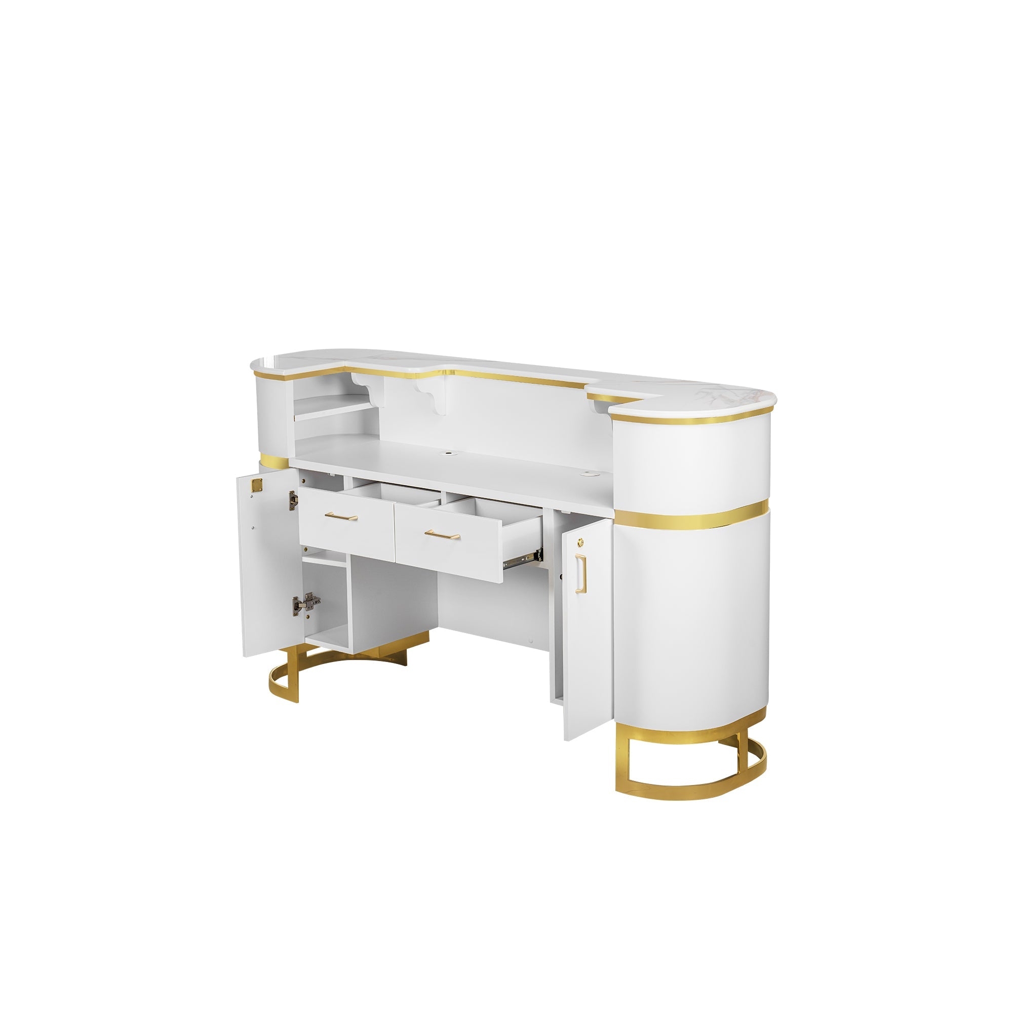 Luna Reception - A - L68&quot; - New Star Salon Furniture