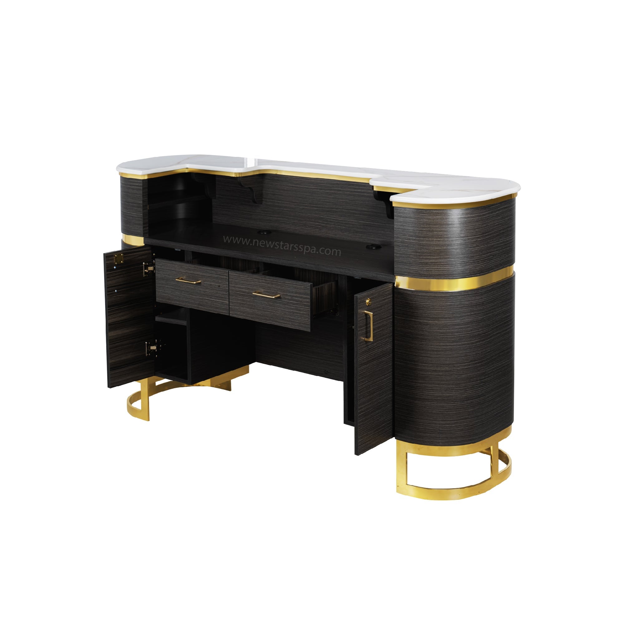 Luna Reception A L68&quot; - New Star Salon Furniture
