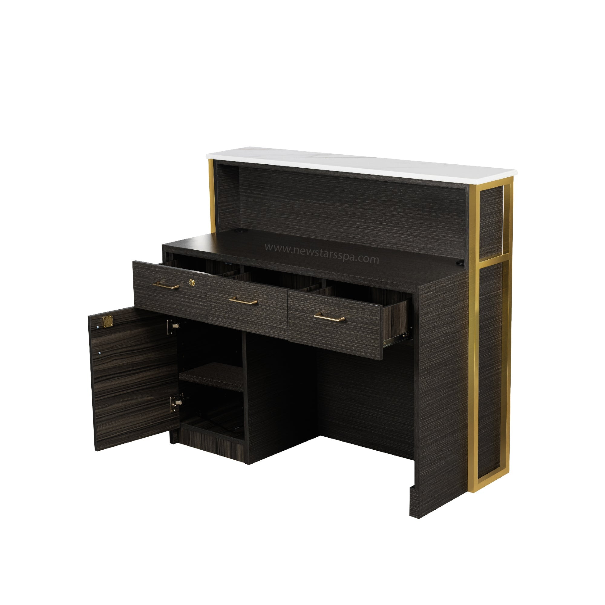 Luna Reception B L48&quot; - New Star Salon Furniture
