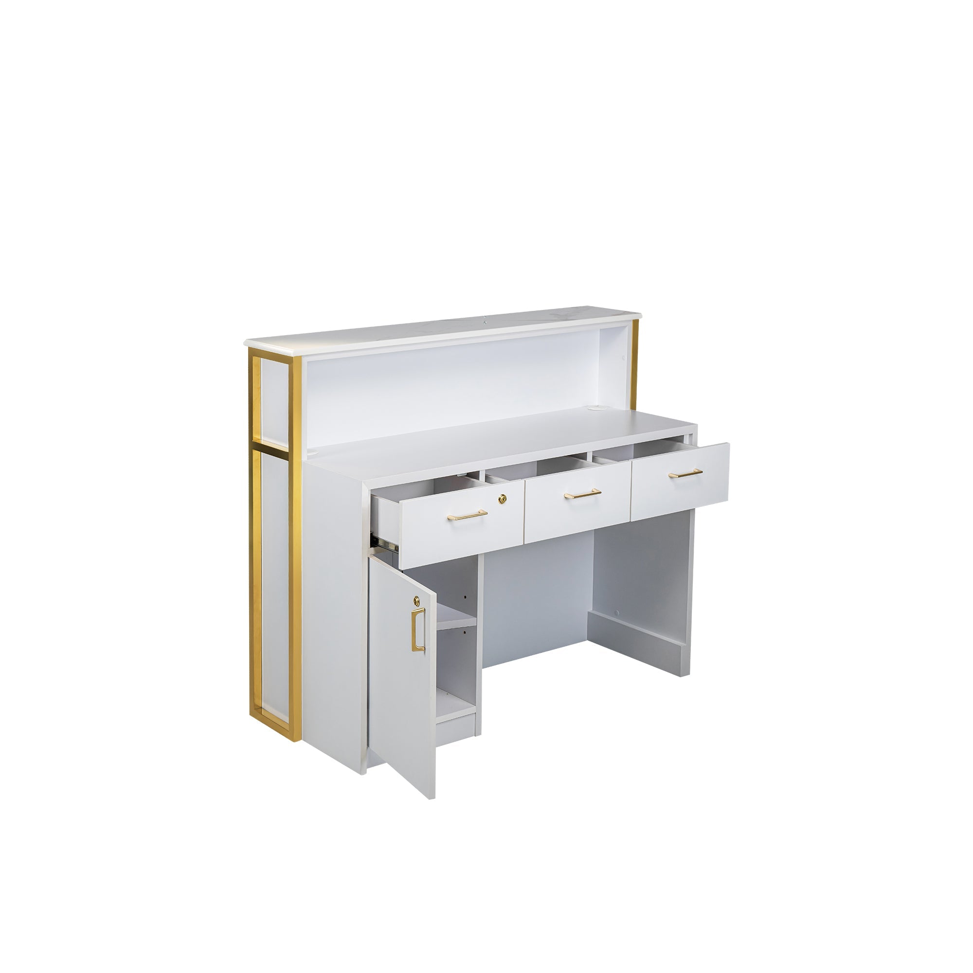 Luna Reception - B - L48&quot; - New Star Salon Furniture