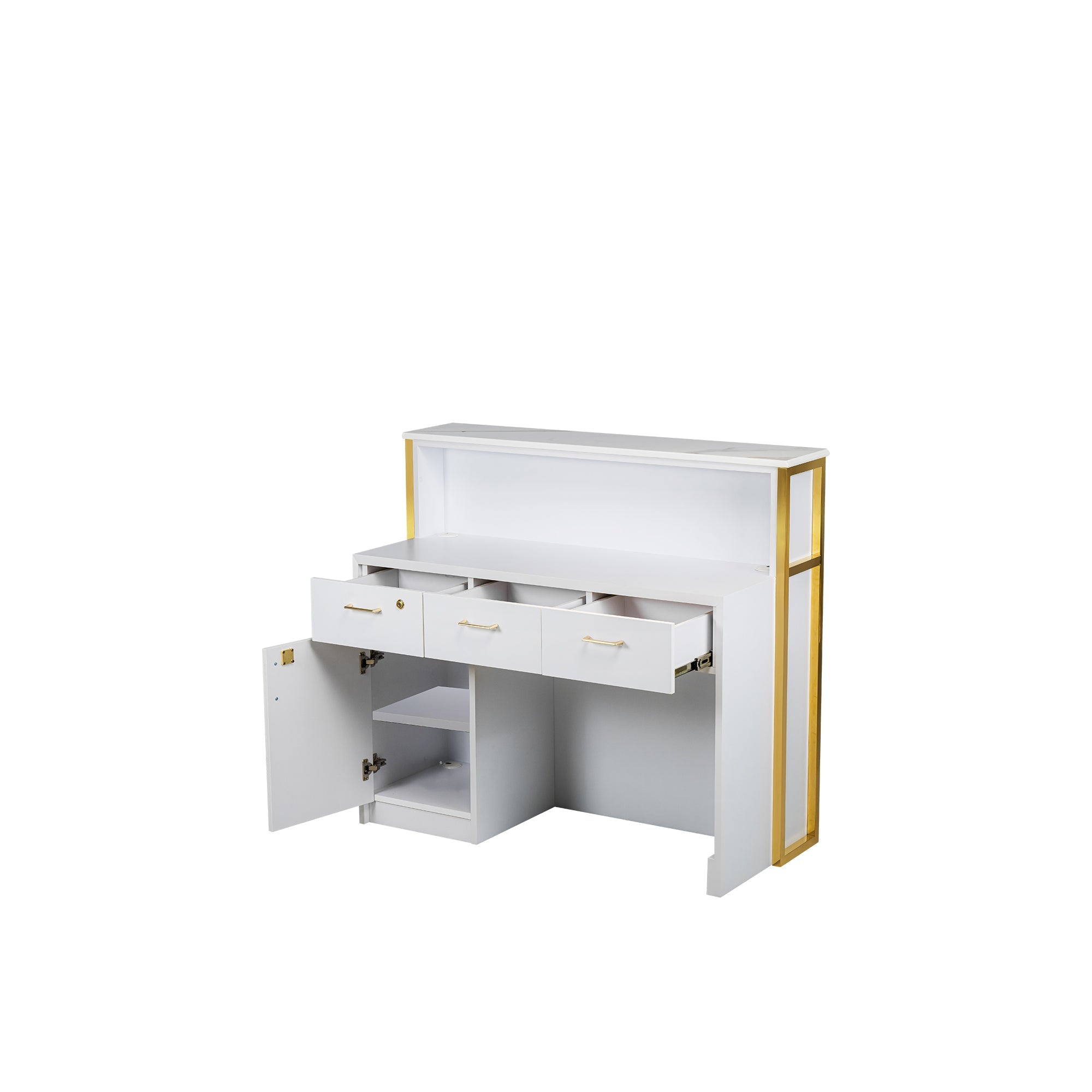 Luna Reception - B - L48&quot; - New Star Salon Furniture