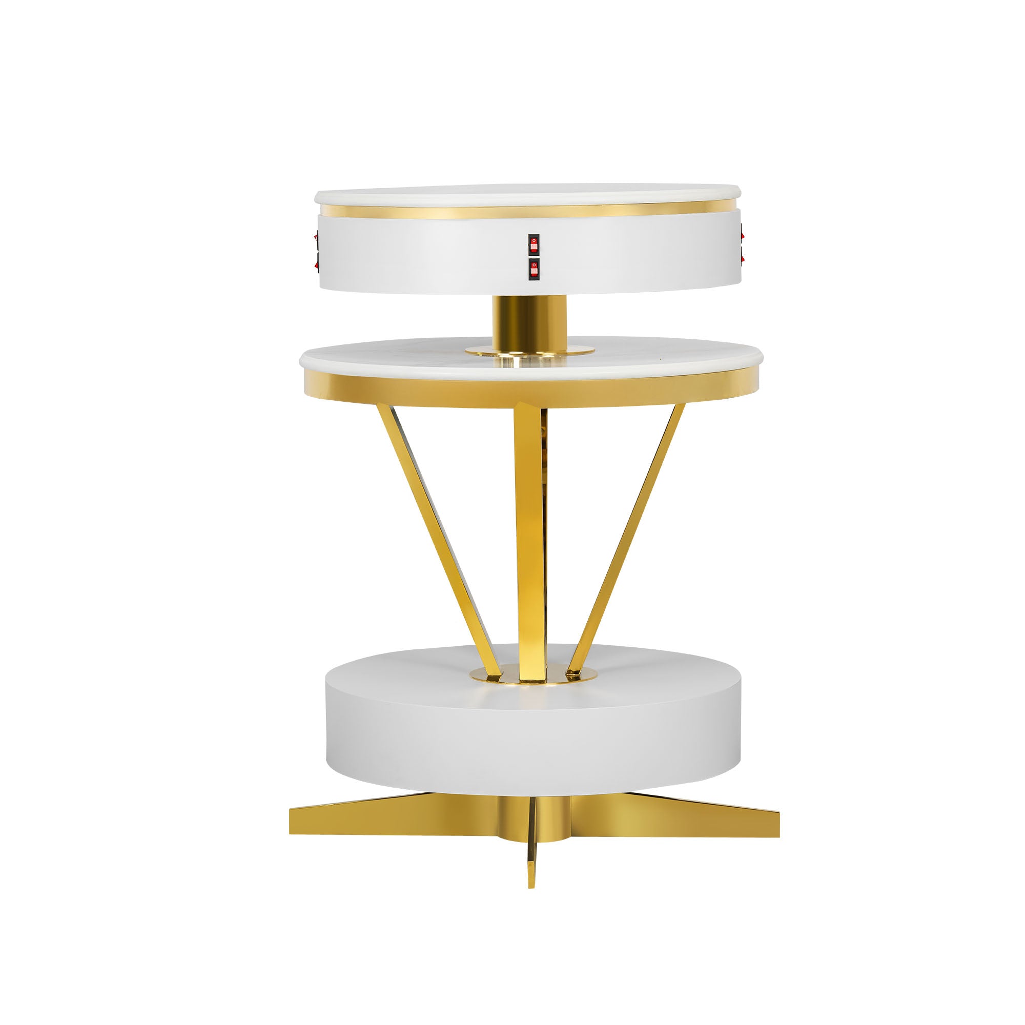 Luna Round Nail Dryer (4x4) - New Star Salon Furniture