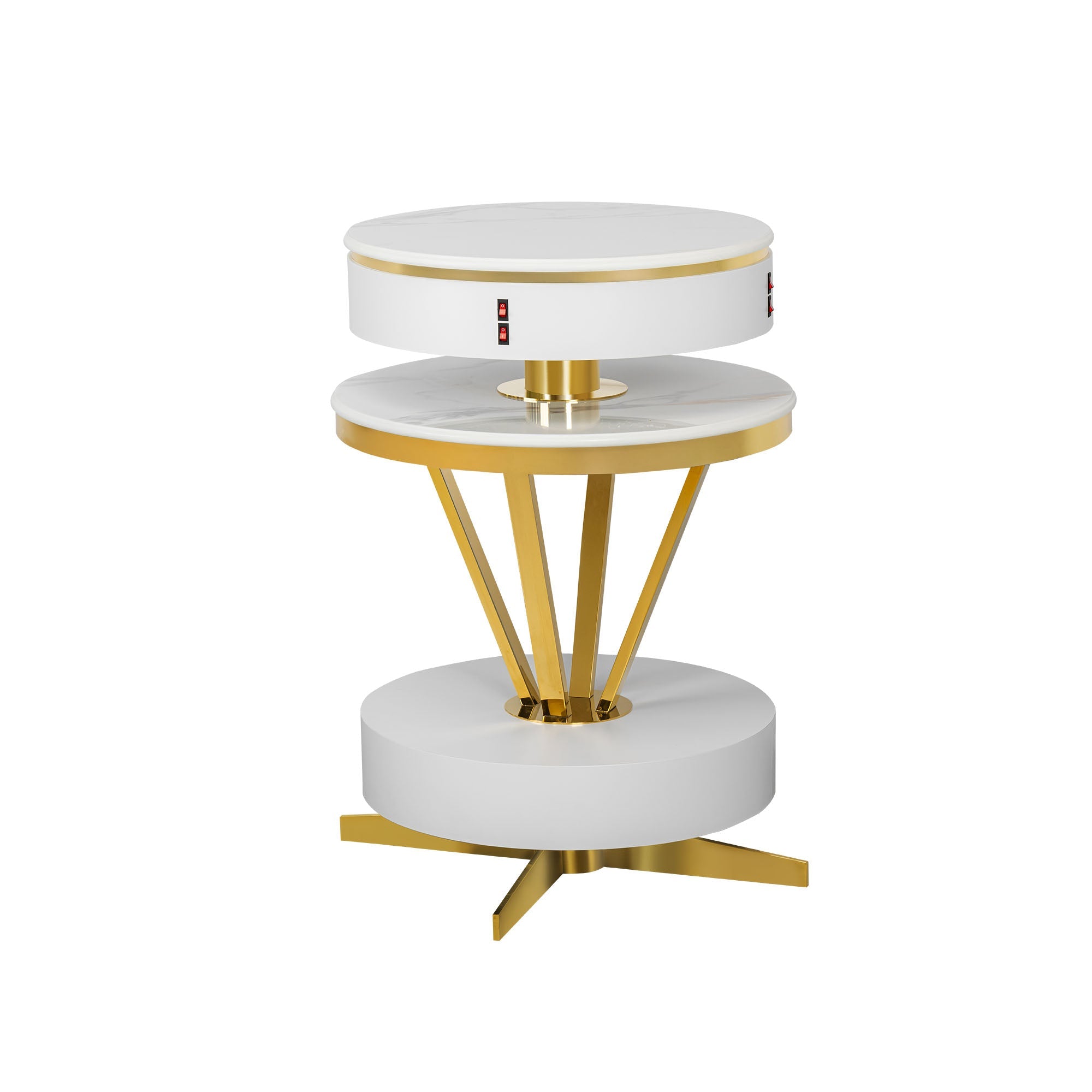 Luna Round Nail Dryer (4x4) - New Star Salon Furniture