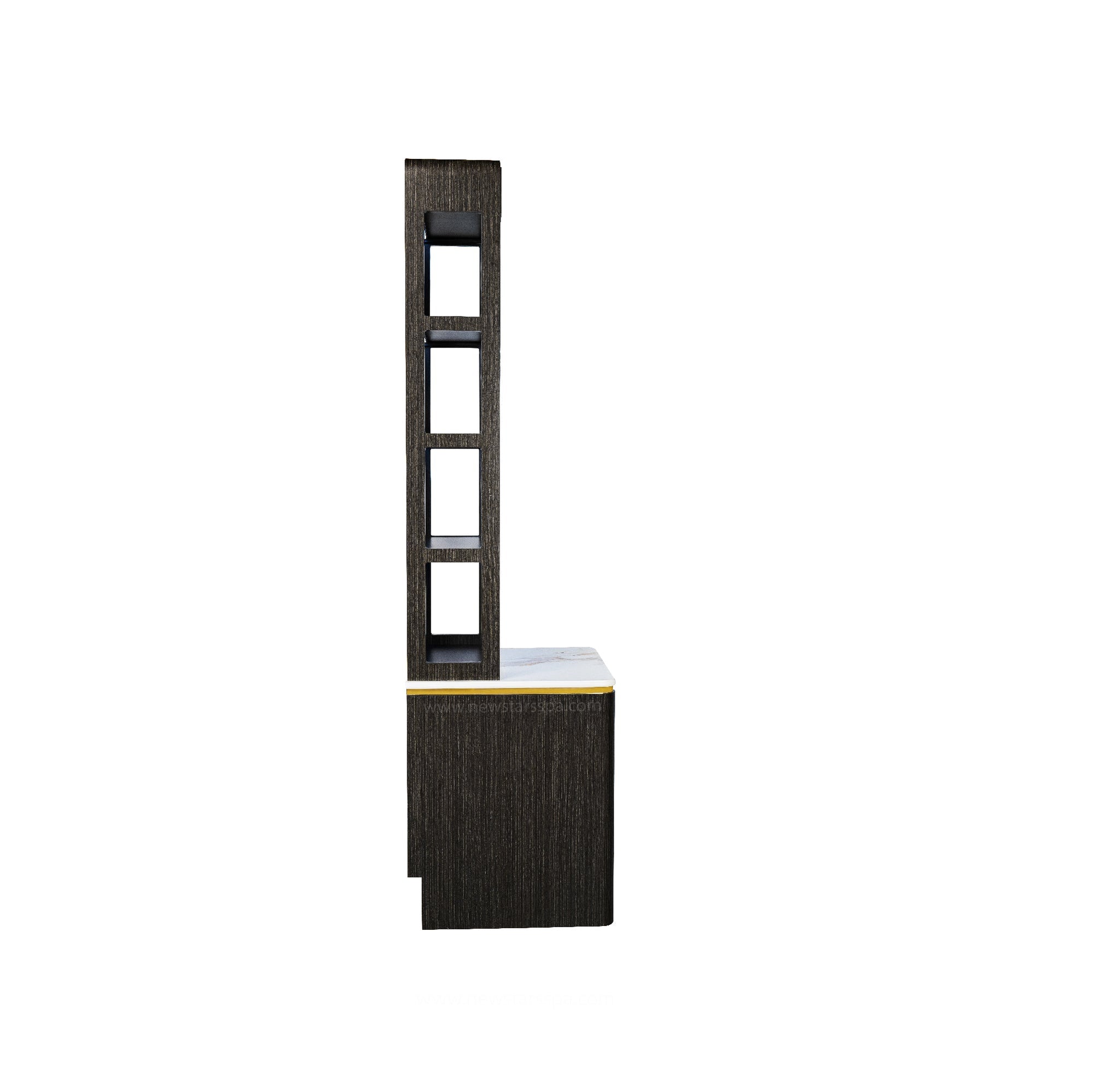 Luna Shelf w/Hot Towel Warmer Cabinet - New Star Salon Furniture