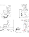 Max Spa - White Tub - New Star Salon Furniture