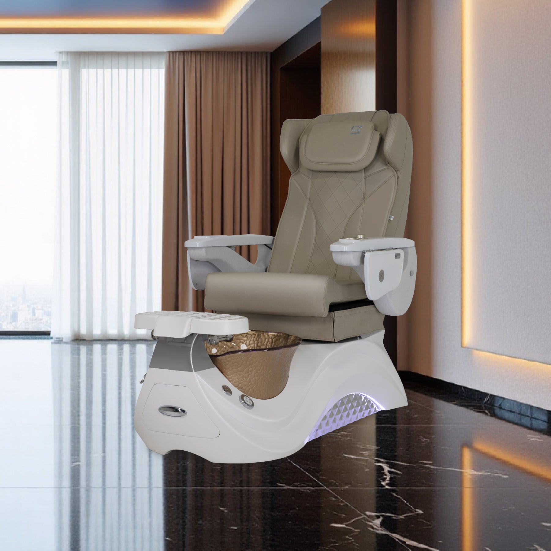 Max Spa - White Tub - New Star Salon Furniture