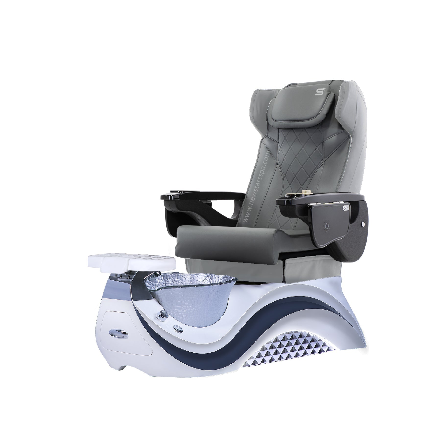 Max Spa - White/Gray Tub - New Star Salon Furniture