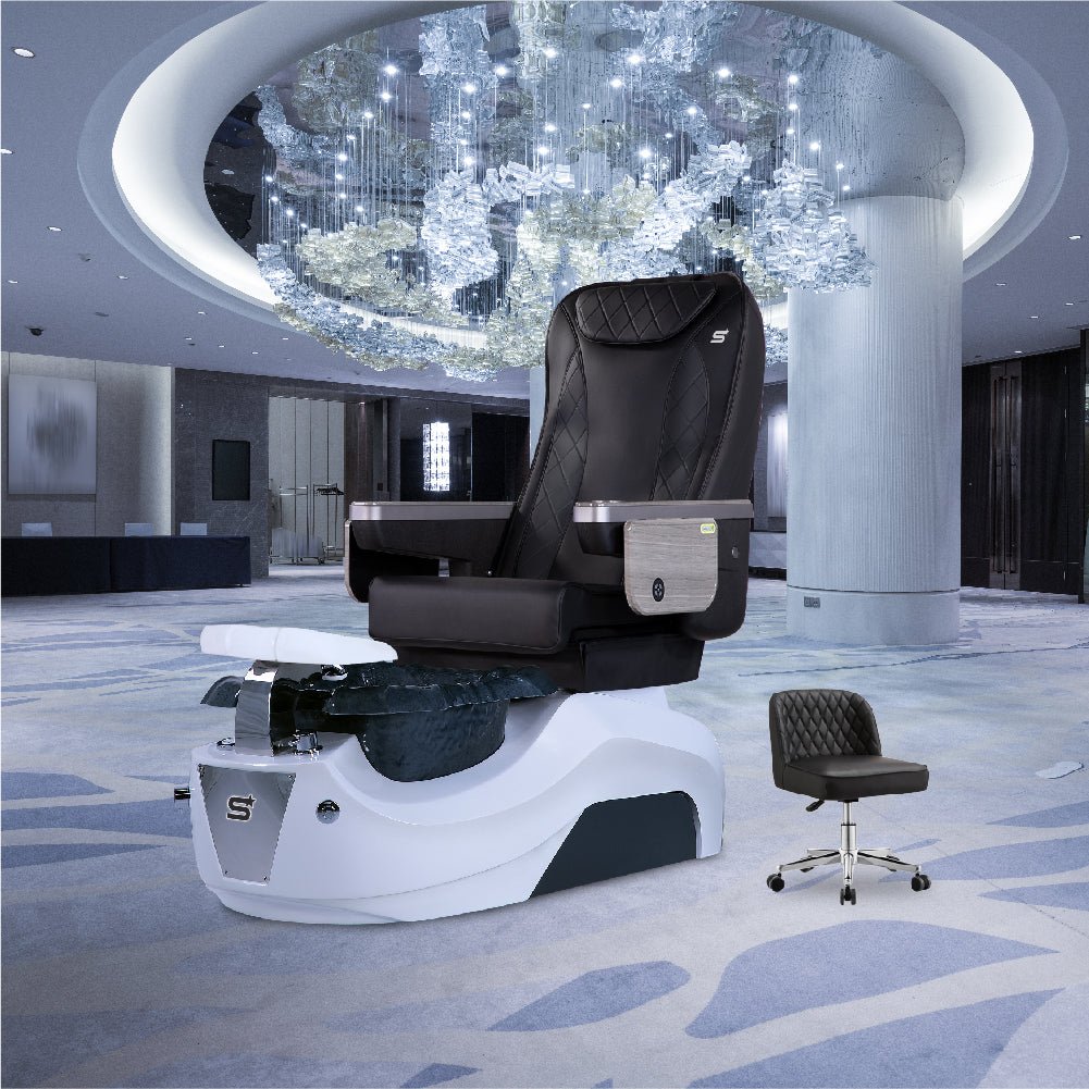 NS5 - White/Black Tub - New Star Salon Furniture