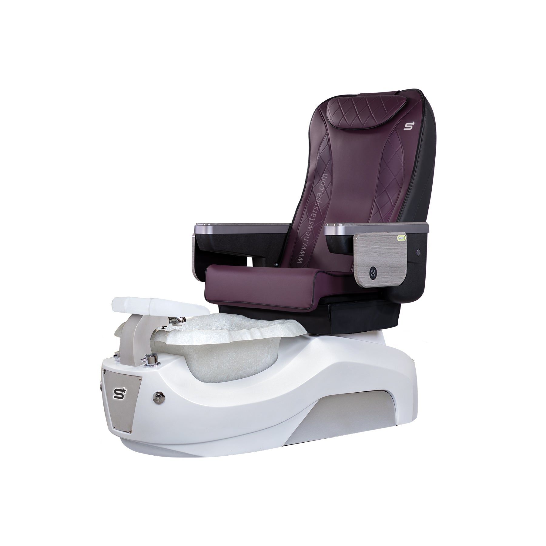 NS5 - White/Silver Tub - New Star Salon Furniture
