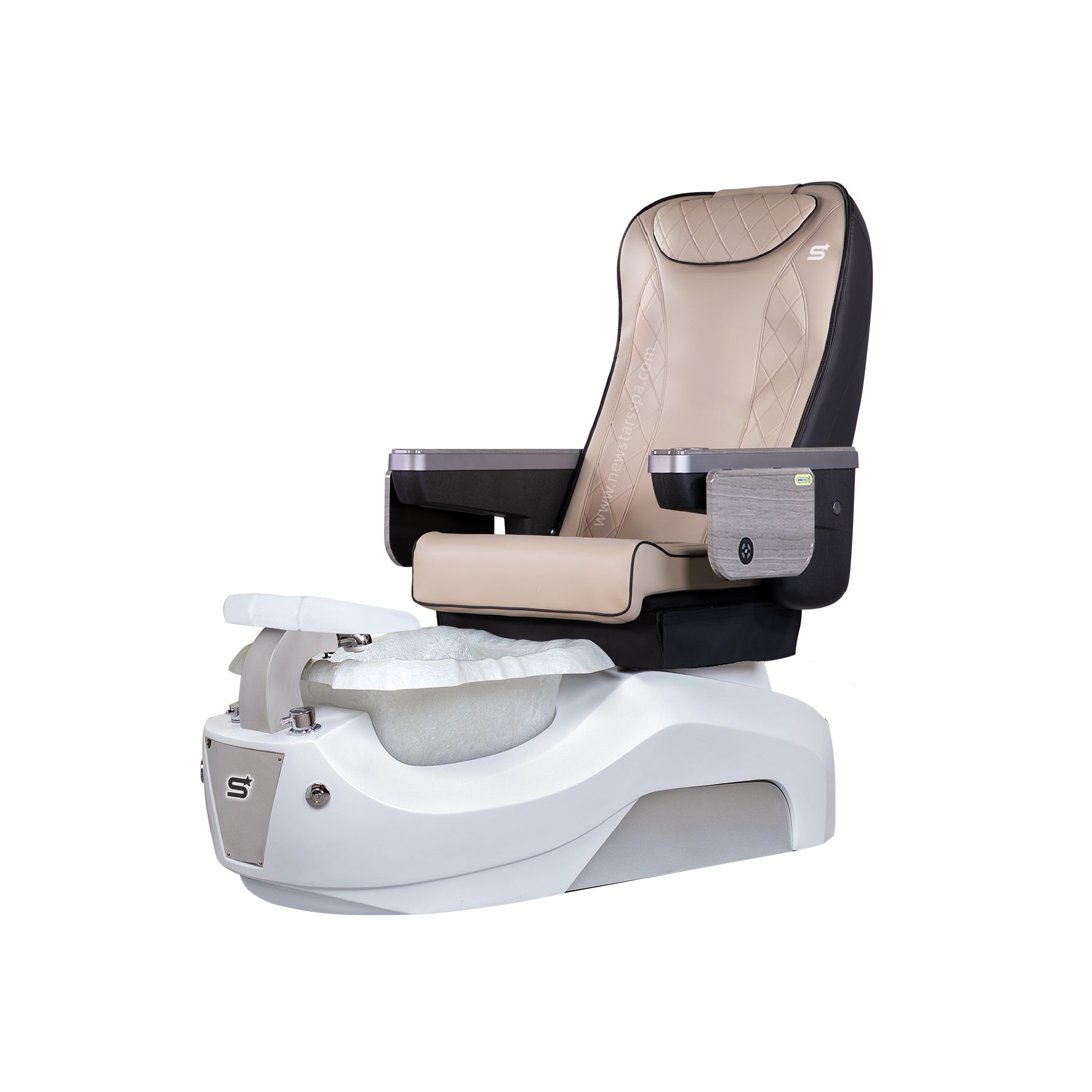NS5 - White/Silver Tub - New Star Salon Furniture