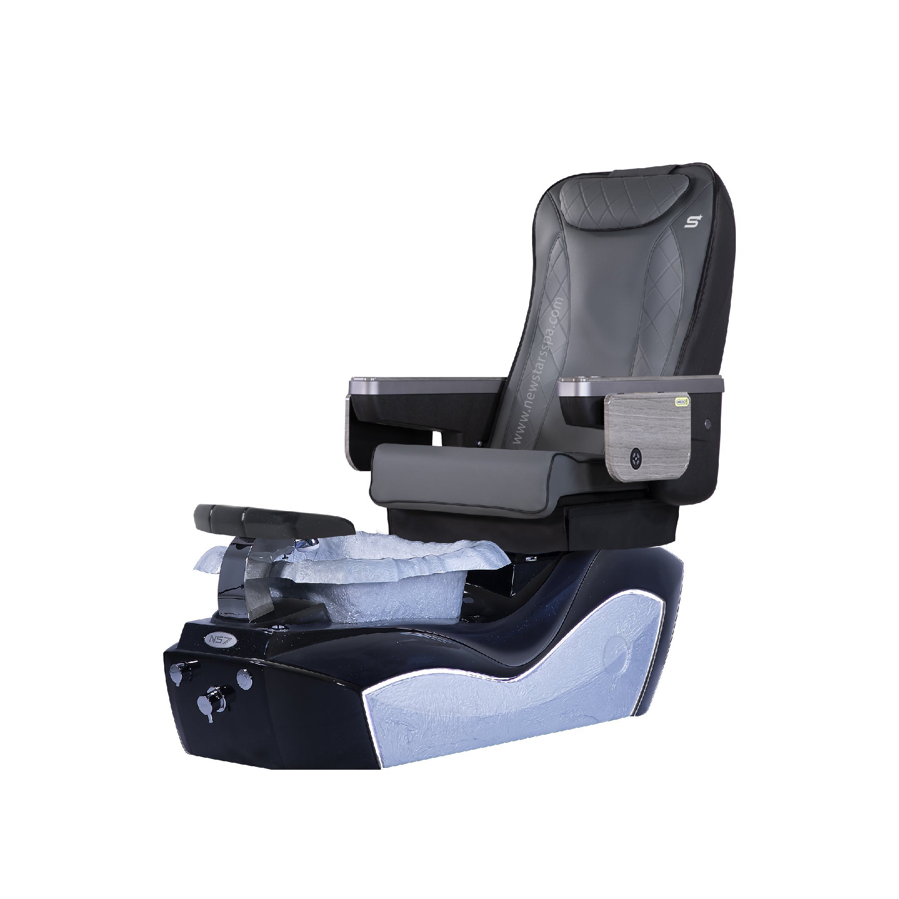 NS7 - Black/Silver Tub - New Star Salon Furniture