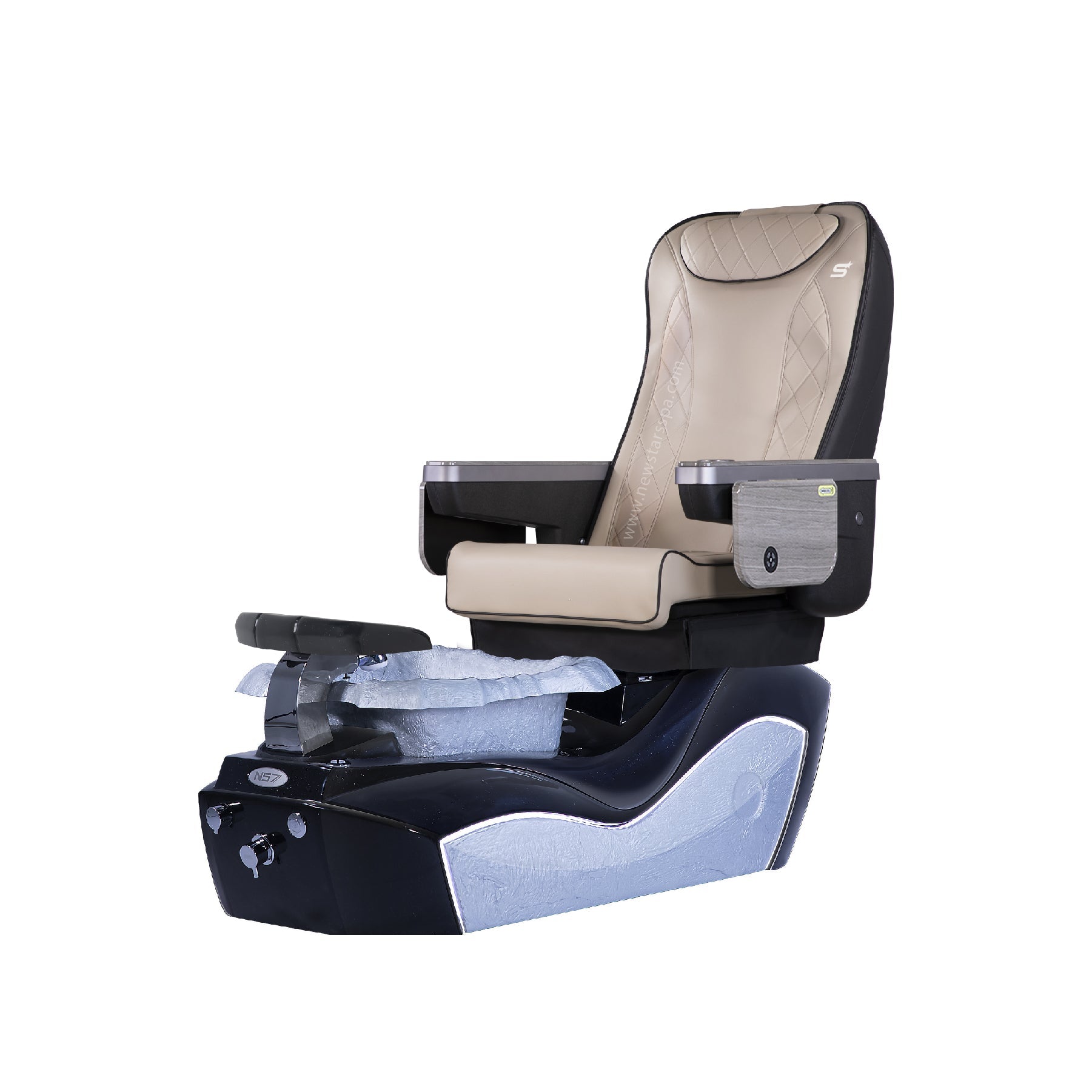 NS7 - Black/Silver Tub - New Star Salon Furniture